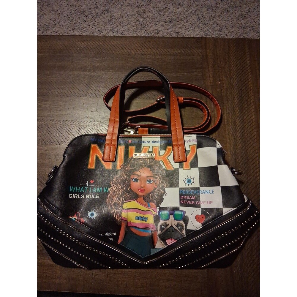 Nikky By Nicole Lee Multicolor Girls Rule Purse